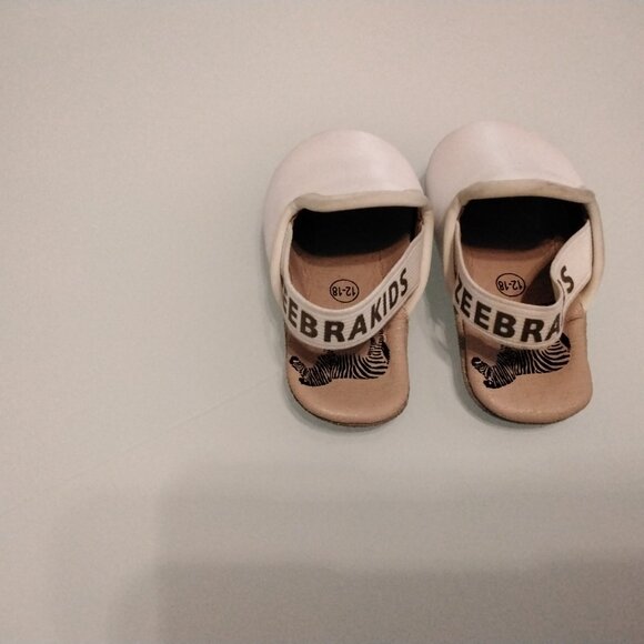 White zebra kids baby summer shoe size 12-18 months - Picture 3 of 4